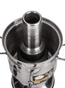 Самовар Турецкий из нерж. стали 3,5 литра, две чаши 2038